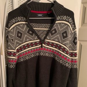 IZOD quarter zip sweater - Medium